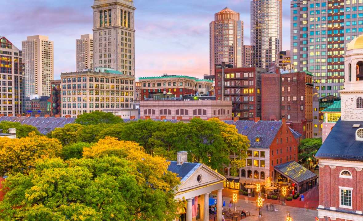 VV Boston cityscape
