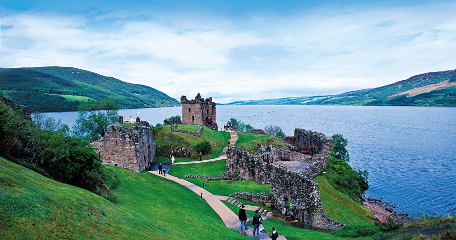 Scotland Urquhart Castle Loch Ness