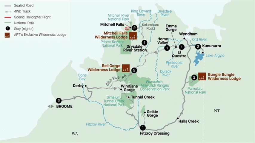 Map of Kimberley Complete