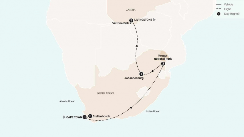 Map of Essence of Southern Africa