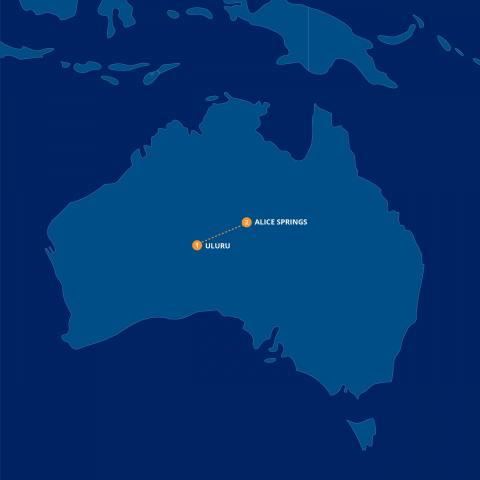 Map of Sounds of Uluru with Jess Mauboy