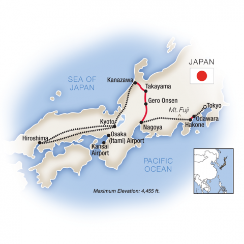 Map of Essence of Japan