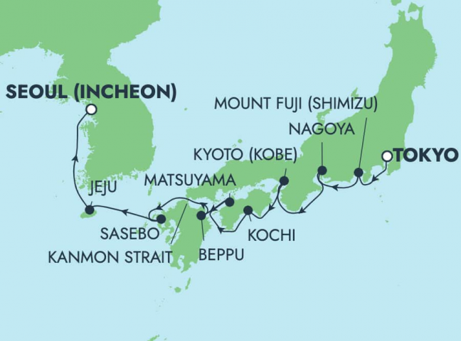 Map of Discover Japan with NCL 2025