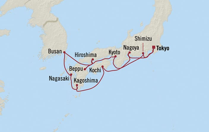 Map of Focus on Japan 2025