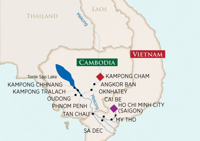 Map of Charms of the Mekong