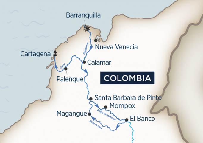 Map of Magic of Colombia