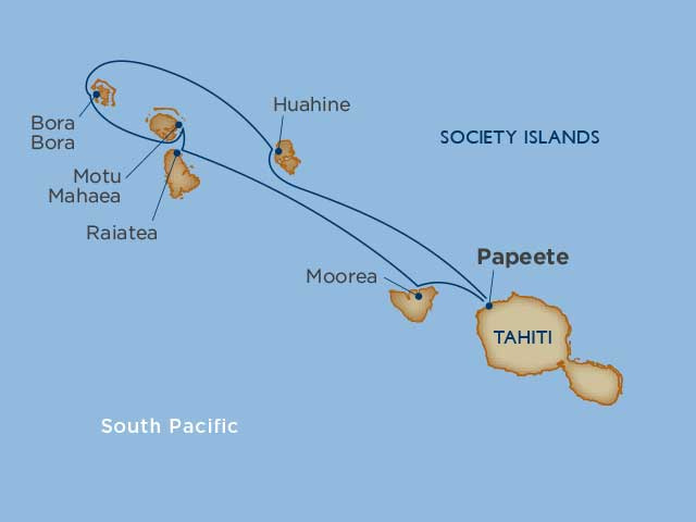 Map of Dreams Of Tahiti