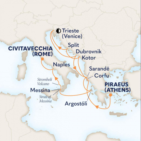 Map of Adriatic Antiquities