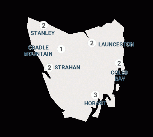 Map of Premium Tasmania