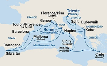 Map of Grand Western Mediterranean