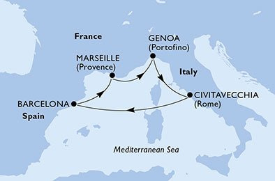 Map of Mini Mediterranean