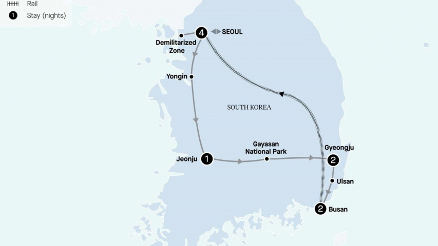 Map of Impressions of South Korea