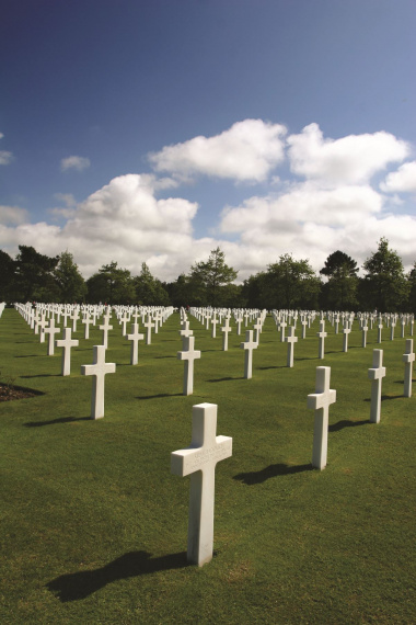 Normandy memorial site